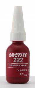 Loctite Threadlocker 222 Low Strenghts - 10ml