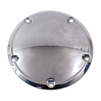 DERBY COVER, DOMED. CHROME