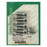 GW, FRAME SCREWS WITH TOP COVERS. SET
