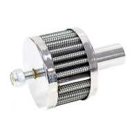 K&N, crankcase breather filter. Male 5/8" connector