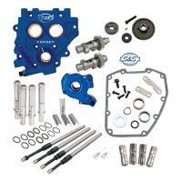 S&S, complete cam chest kit with gear drive 551GE cams