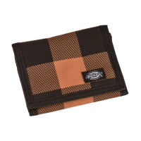 Dickies Crescent Bay wallet brown duck check
