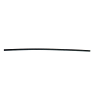 Heat shrink tube. 120cm, 3/32" (2.4 to 1.2mm). Black