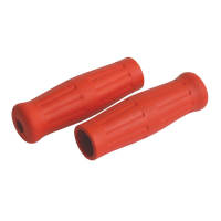 VINTAGE STYLE GRIPS RED