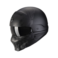 Scorpion Exo-Combat Evo Marauder helmet matte black/silver