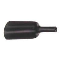 SuperShrink, heat shrink tubing. 33mm to 5.7mm. Black