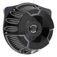 Arlen Ness, inverted air cleaner kit 'Deep Cut'. Black CC