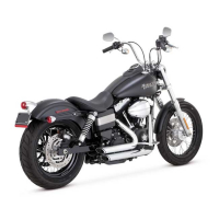 Vance & Hines, 2-1/2" Shortshots staggered exh. Chrome