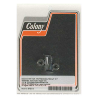 Colony, kickstart tripper bolt & nut kit. Black