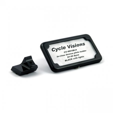 Cycle Visions Inclose license plate holder vertical. Black