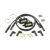 Accel, Universal 'Super Coil' kit black, 2 coils. 12V/3 Ohm