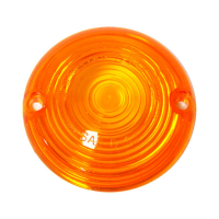 36-85 FL style turn signal replacement lens. Amber