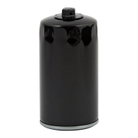 MCS, spin-on oil filter with top nut. Black