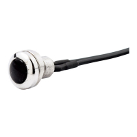 Smooth push button switch. Two-Tone polished/black