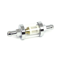 CLEAR-VIEW FUEL FILTER, 3/8" ID