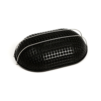 Breather style air cleaner assembly, oval. Black