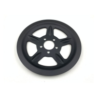 Pulley cover, 5-spoke. 68T, black