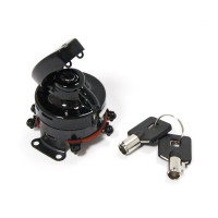FL style ignition switch, 'electronic'. Round key, black