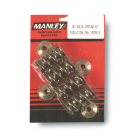 Manley, valve spring kit. Titanium. Std to .650" lift