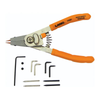 Lang Tools, ' Quick Switch' #1421 Small retaining ring plier