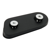 Primary chain inspection cover. Satin black