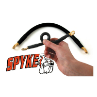 SPYKE, BATTERY CABLE. 10 INCH-1/4-1/4