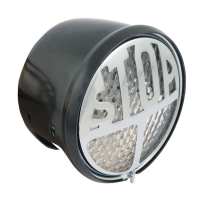 STOP LED taillight. Black. Clear lens