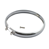 Replacement Springer headlamp trim ring. Chrome