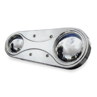 BDL 3 INCH OUTER COVER, POLISHED. 2 HOLE