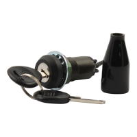 Universal ignition switch 'thin', 2-way on/off