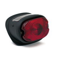 Early 55-72 style taillight. Black