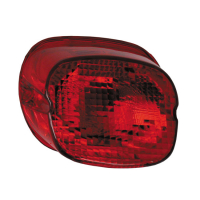 LAYDOWN TAILLIGHT LENS, RED