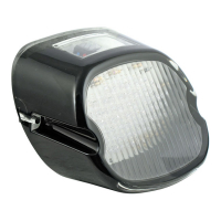 LAYDOWN TAILIGHT LENS WITH LED LIGHTS