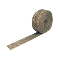 Thermo-Tec, exhaust insulating wrap. 1" wide. Carbon Fiber