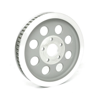 Reproduction OEM style wheel pulley 61T, 1-1/8" belt. Silver