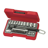 Teng Tools, Mini Rosso 1/4" socket wrench set