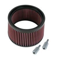S&S, Stealth high flow air filter element kit. Extra wide