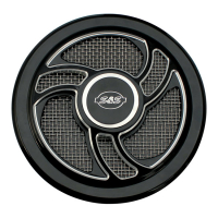 S&S STEALTH AIRCLEANER COVER, TORKER