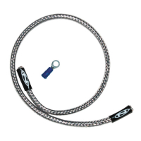 NAMZ, oil pressure harness cover. Braided steel, 18"