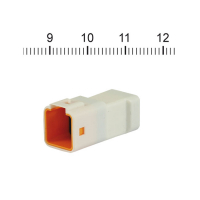 NAMZ, JST Mini connector. White, receptacle, 8-pin
