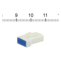 NAMZ, JST Mini connector. White, plug, 4-pin