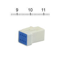NAMZ, JST Mini connector. White, plug, 8-pin
