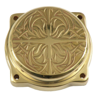 Weall, CV carb tribal top cover. Makato, brass