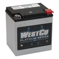 Westco, sealed AGM battery. 12V, 26Ah, 400CCA