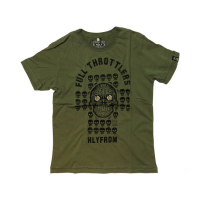 Holyfreedom T-shirt Skull Green