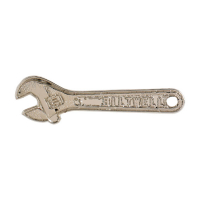 Biltwell enamel pin Wrench chrome