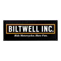 Biltwell RMHF shop banner black/white/orange