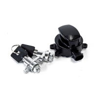 FLHR ignition switch & saddlebag lock kit. Black