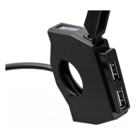Slim-mount dual USB 2 port