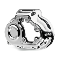 RSD transmission end cover Clarity, cable clutch. Chrome